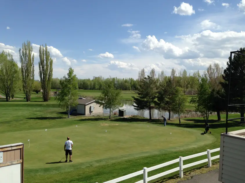 Teton Lakes Golf Course Cross Country Ski and Sled near Rexburg