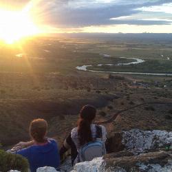 Watching the Sunrise on R Mountain added by jamadeus