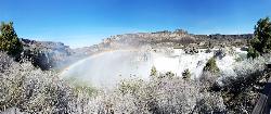 Rainbow over Shoshone Falls