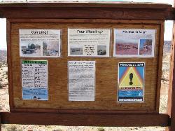 Sand Flats Information Board