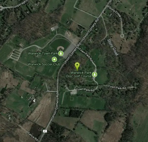 Warwick Town Park Disc Golf near Warwick, New York Free Arenas