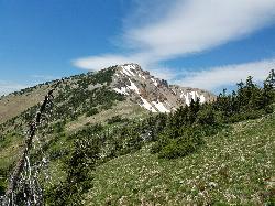 Mount Jefferson from slope of next peak north courtesy of endovereric↗