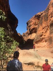 Slot Canyon along the Red Reef trail by Tyler Burgener